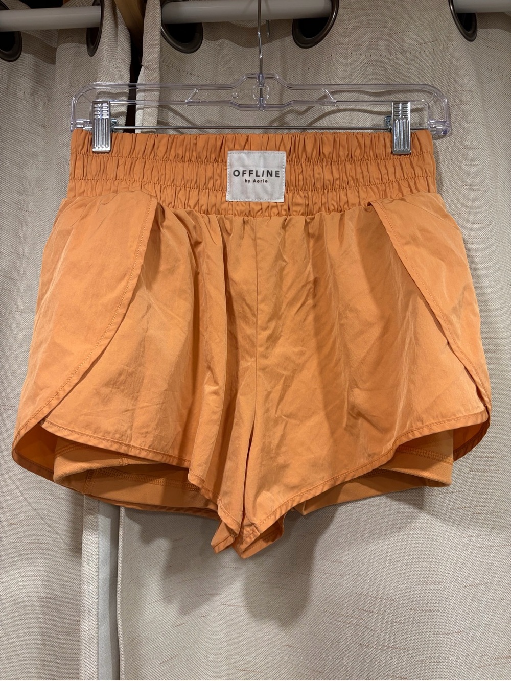 aerie OFFLINE Peach-Orange Athletic Shorts
